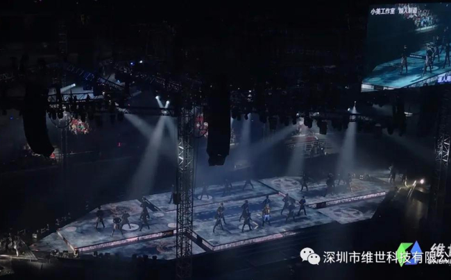 舞臺(tái)智能新設(shè)計(jì) ——維世led折疊屏驚艷亮相“郭富城巡回演唱會(huì)”
