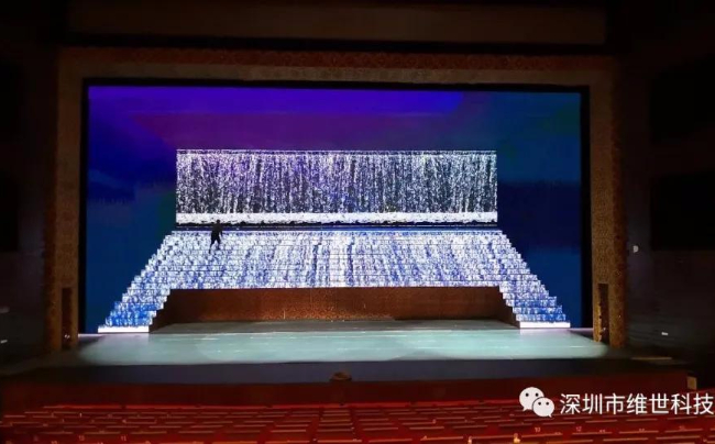 430平米無箱體超薄舞臺led折疊屏驚艷亮相寧夏大劇院！